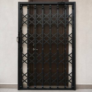 7 طرح درب آکاردئونی چهار گل لوزی