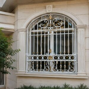 12 مدل حفاظ پنجره جای گلدان دار