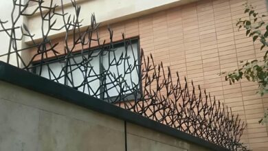 13 مدل حفاظ آبشاری روی دیوار سنگی
