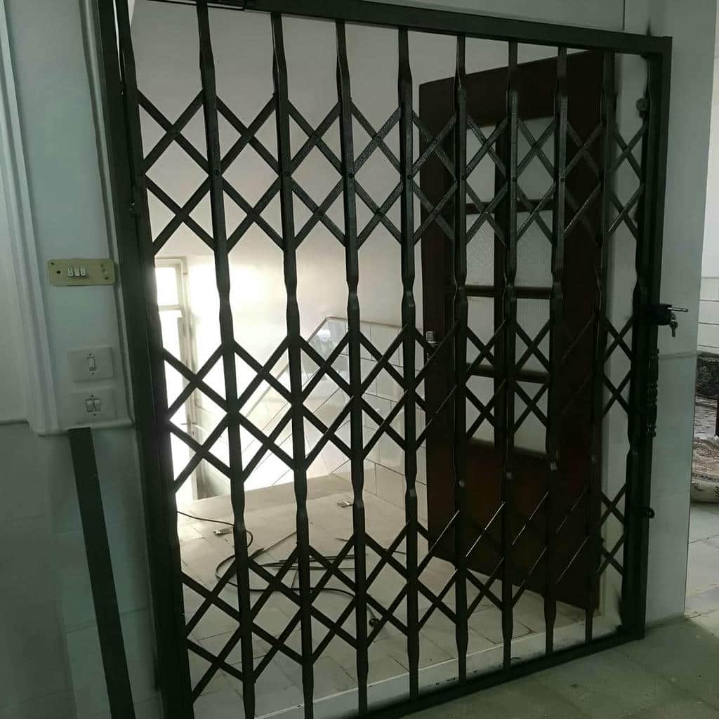 گارد آکاردئونی ساختمان مسکونی