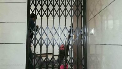 حفاظ متحرک ورودی ساختمان