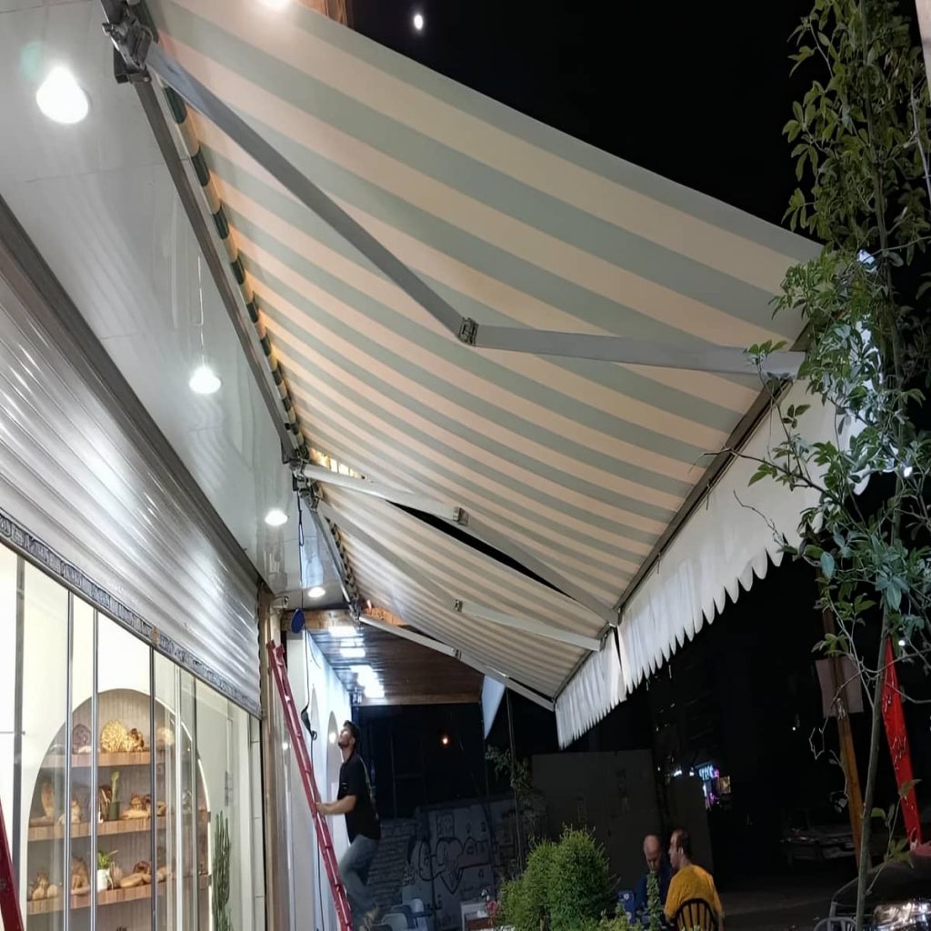 سایبان تاشو فضای بیرونی