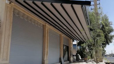 چادر برقی متحرک فضای باز
