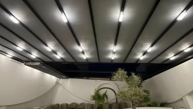 سایبان دوطرفه فضای باز