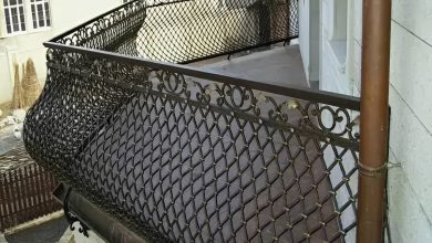 نرده دوبلکس فلزی مدرن