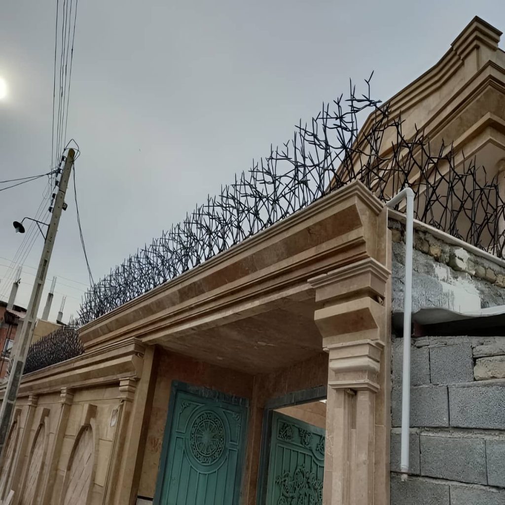 نرده حفاظ شاخه ای ساختمان