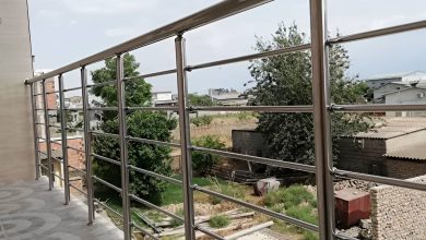 نرده بالکن فلزی مناسب نمای ساختمان