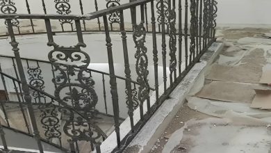 نرده فرفورژه بالکن فلزی