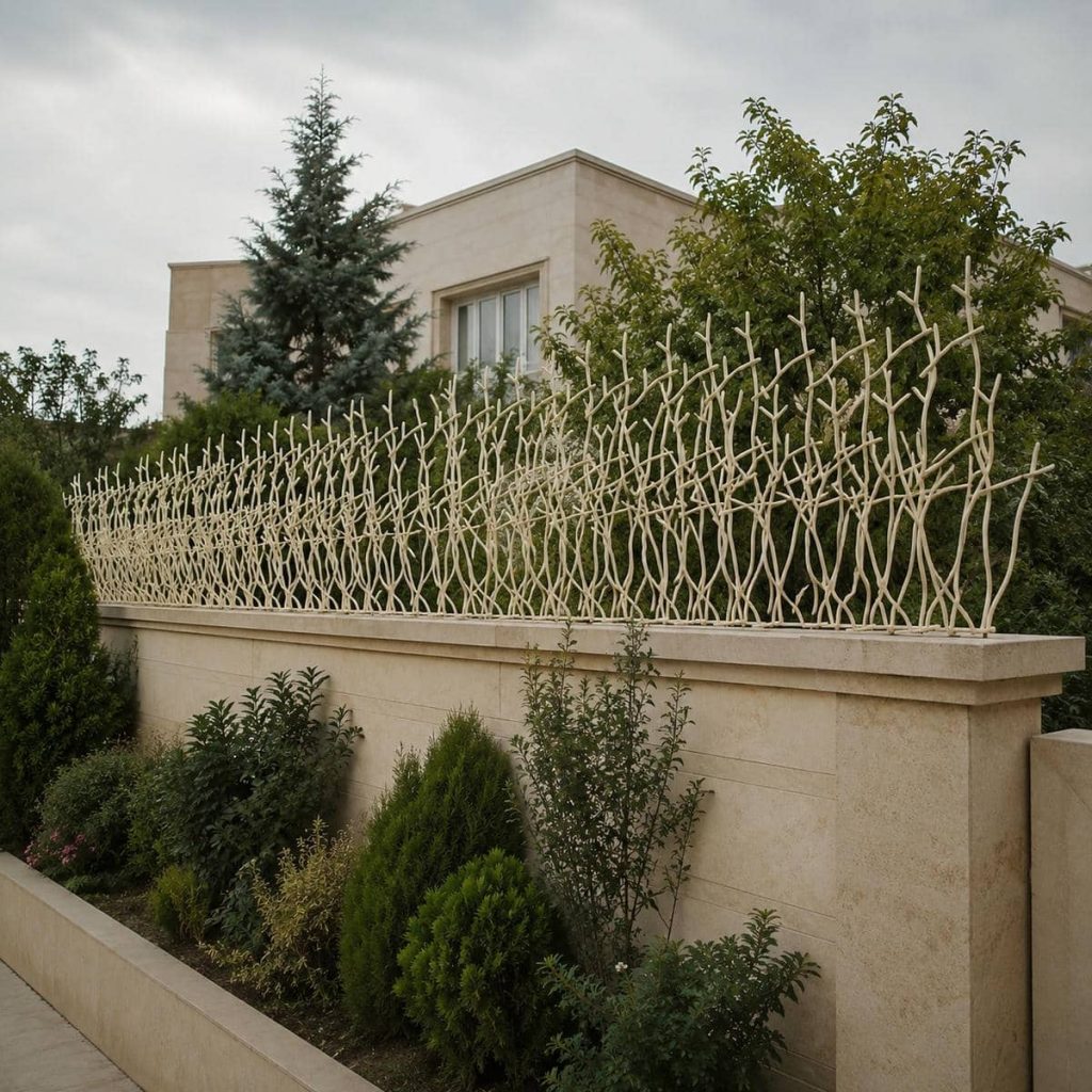 نرده حفاظ دیوار فلزی