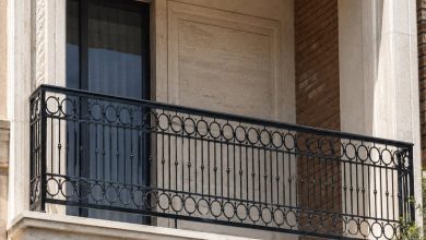 هندریل راه پله سفارشی فلزی