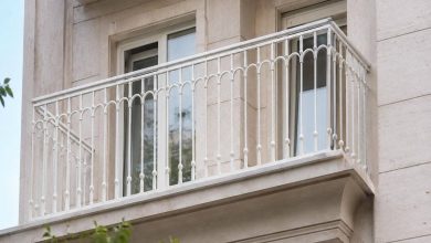 هندریل راه پله سفارشی فلزی