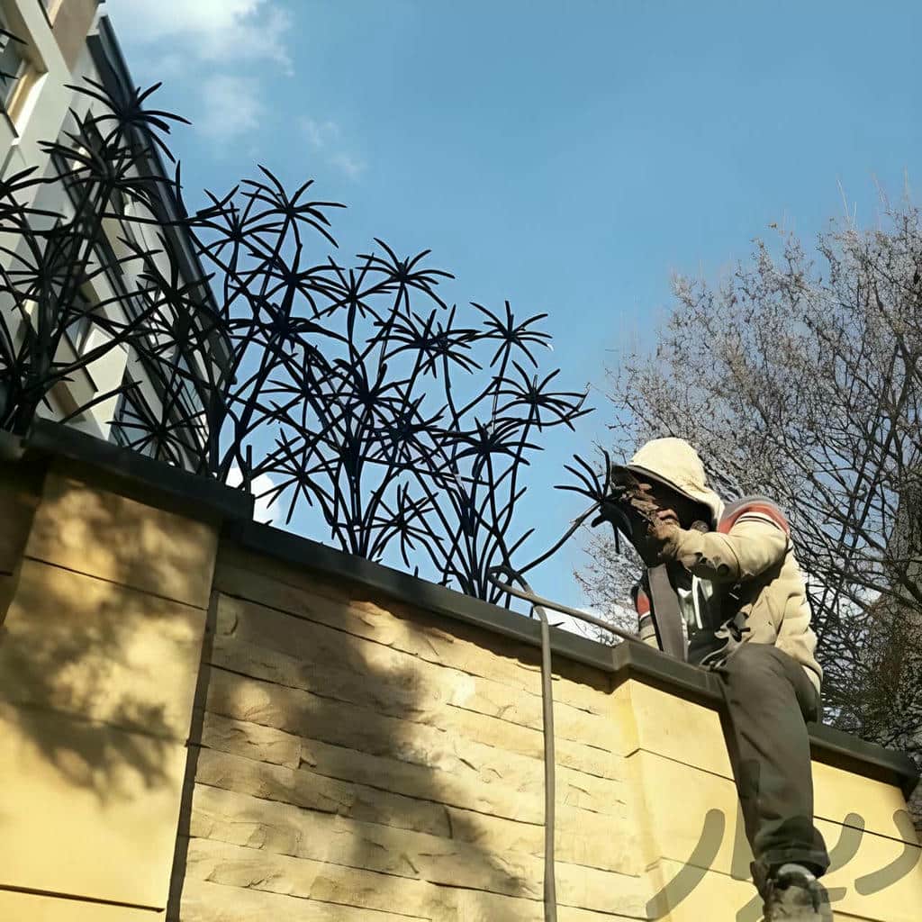 نرده حفاظ دیوار آهنی