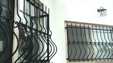 حفاظ پنجره آهنی حیاط آجری استان خراسان جنوبی